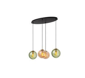 LAMPARA COLGANTE MONSARAZ VERDE 4xE27