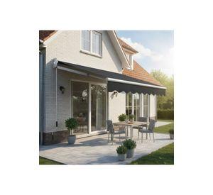 Toldo 2×1,5mt con Brazo Retráctil Negro