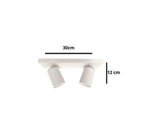 PACK BARRA RUNNER BLANCO 2 LUCES