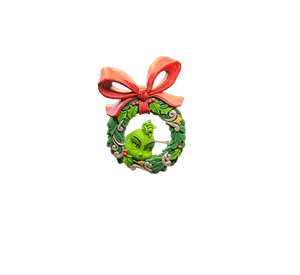Adorno de Navidad - Corona del Grinch