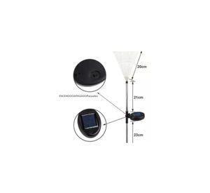 Pack X2 Luces Multicolor Solares Micro Led Fuego Artificial