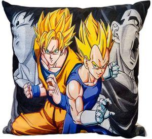 Cojín Felpa 45x45 cm De Goku y Vegeta Extra Suave