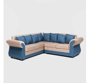 SOFA SECCIONAL NEW IRLANDA BI BEIGE AZUL