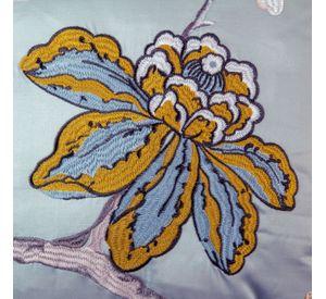 Cojin Mas Funda Decorativa Versalles En Celeste 45x45 Cm