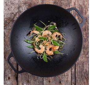 Wok de Hierro Fundido Esmaltado 36.4 cm