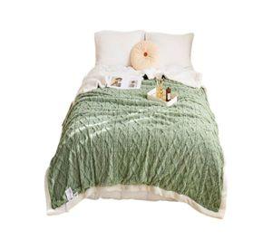 FRAZADA MANTA DE PLUSH Y SHERPA EXTRA SUAVES TP12
