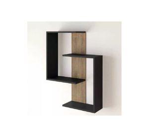 Repisa Moderna Minimalista Flotante Marrón Claro