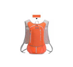 Mochila ultraligera outdoor trekking running + bolsa agua naranja