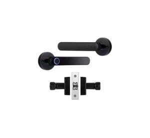 Cerradura Inteligente Bluetooth Huella Digital App Negra
