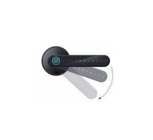 Cerradura Inteligente Bluetooth Huella Digital App Negra