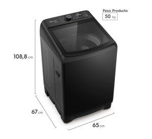 Lavadora Automática 18kg Carga Superior Inverter EMTL18IB Negra