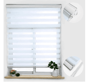 Cortina roller duo 180x200 Blanca