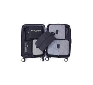 Set de 6 organizadores de equipaje de viaje, bolsa para ropa interior, color azul