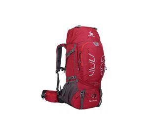 Mochila impermeable 60L color rojo