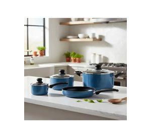 Batería de Cocina Antiadherente Fantuzzi 7 Piezas Atlantico