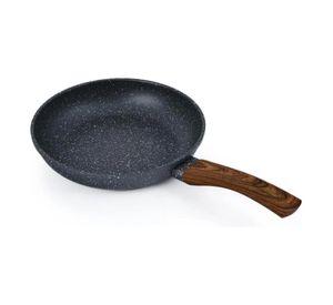 Sarten De Induccion Antiadherente 28cm Con Mango De Madera