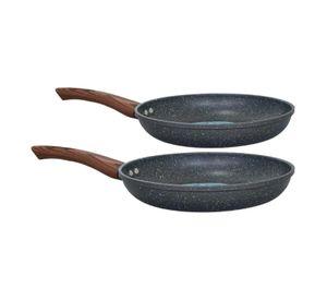 Sarten De Induccion Antiadherente 28cm Con Mango De Madera
