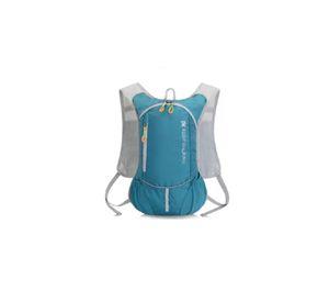 Mochila ultraligera outdoor trekking running + bolsa agua azul