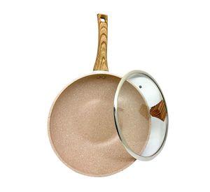 Wok con Tapa Oak Stone 30 cm