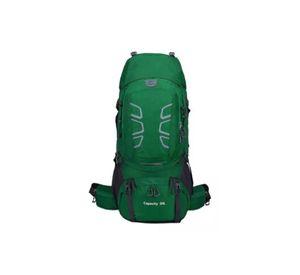 Mochila impermeable 60L color verde