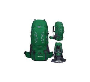 Mochila impermeable 60L color verde