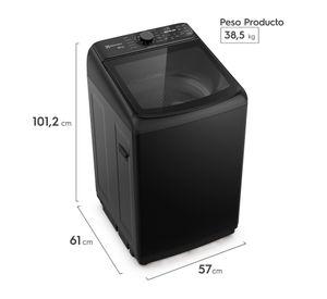 Lavadora Automática 13kg Carga Superior Inverter EMTL13IB Negra
