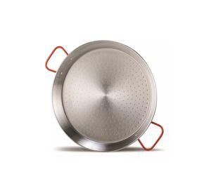 Paellera valenciana de 34 cm en acero, 6 porciones