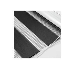 Cortina Roller Dúo Zebra Negra 120x220 CM