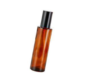 Set 12 Frasco Vidrio Dispensador Bomba Locion Esencial 100ml