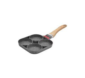 Sartén antiadherente para huevos y panqueques, color 4 holes