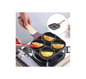 Sartén antiadherente para huevos y panqueques, color 4 holes