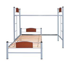 Cama alta + cama baja child 1 plaza ceniza