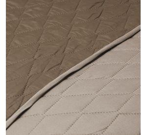 Quilt Bicolor Masel 1,5 plazas Cafe-Beige 180x250
