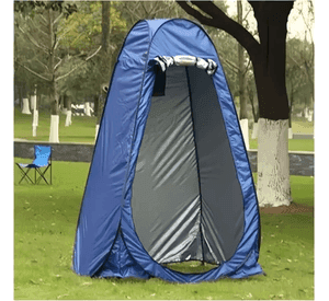Carpa caseta baño vestidor portátil +inodoro azul