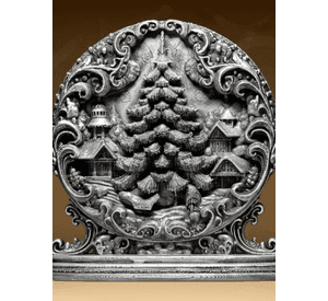 Figura Relieve - Navidad