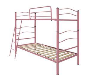 Camarote New desmontable 1,5 plaza rosado