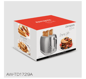 Tostadora De Pan AIWA 800w Para Dos Rodajas