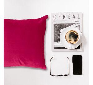 Cojín Fucsia Terciopelo Velvet