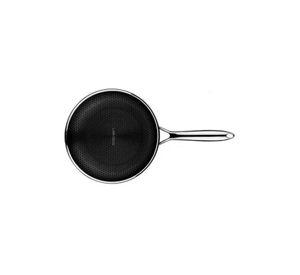 Sartén Roichen de 28 cm, acero inoxidable, cocina premium, gris