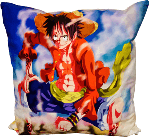 Cojín Felpa 45x45 cm De Luffy Segunda Marcha Extra Suave