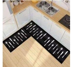 Alfombra Gamuzada Con Anti-deslizante cocina