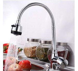 Grifo Cocina Fregadero Mezclador Agua GiratorioManija Rondon