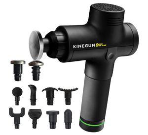 Pistola de Masajes 30 Niveles 10 Cabezales Kinegun Pro Oil