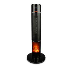Estufa Eléctrica Calma Torre PTC Flame PTC4000 - 2000 W