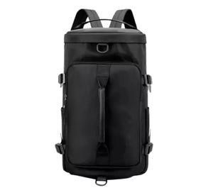 Bolso de viaje impermeable, mochila multiusos, hombro, gimnasio, color negro