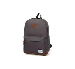 Mochila urbana escolar bolso a la moda Caribe 28L gris