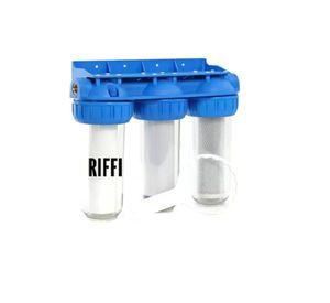 Filtro agua 3 etapas antisarro ablandador 10 pulgadas 5 micras