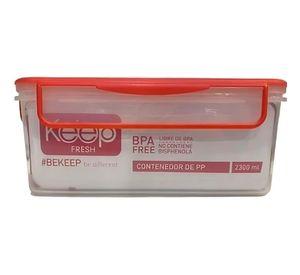 HERMETICO PP 2300 ML RECTANGULAR