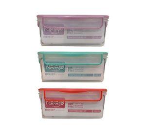 HERMETICO PP 2300 ML RECTANGULAR