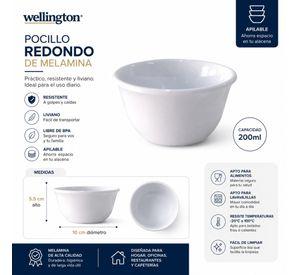 Pocillos Melamina Bowl Chicos Melamina 200ml X6